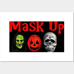 Mask Up Posters and Art